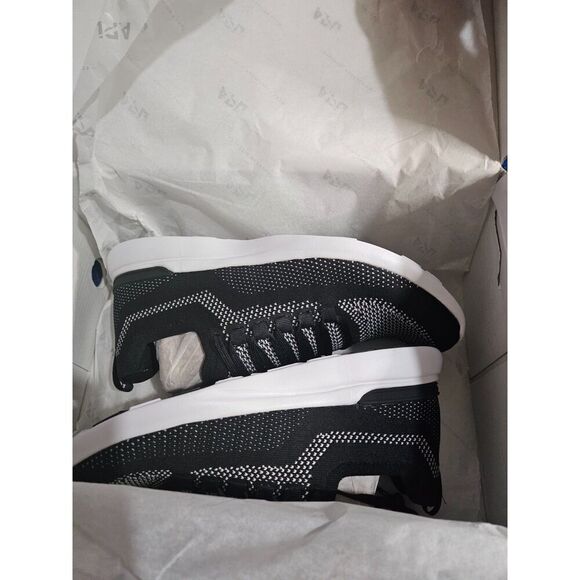 NEW APL Techloom Breeze Men 9 Women 11 Black White Running Shoes Sneakers - Picture 5 of 6